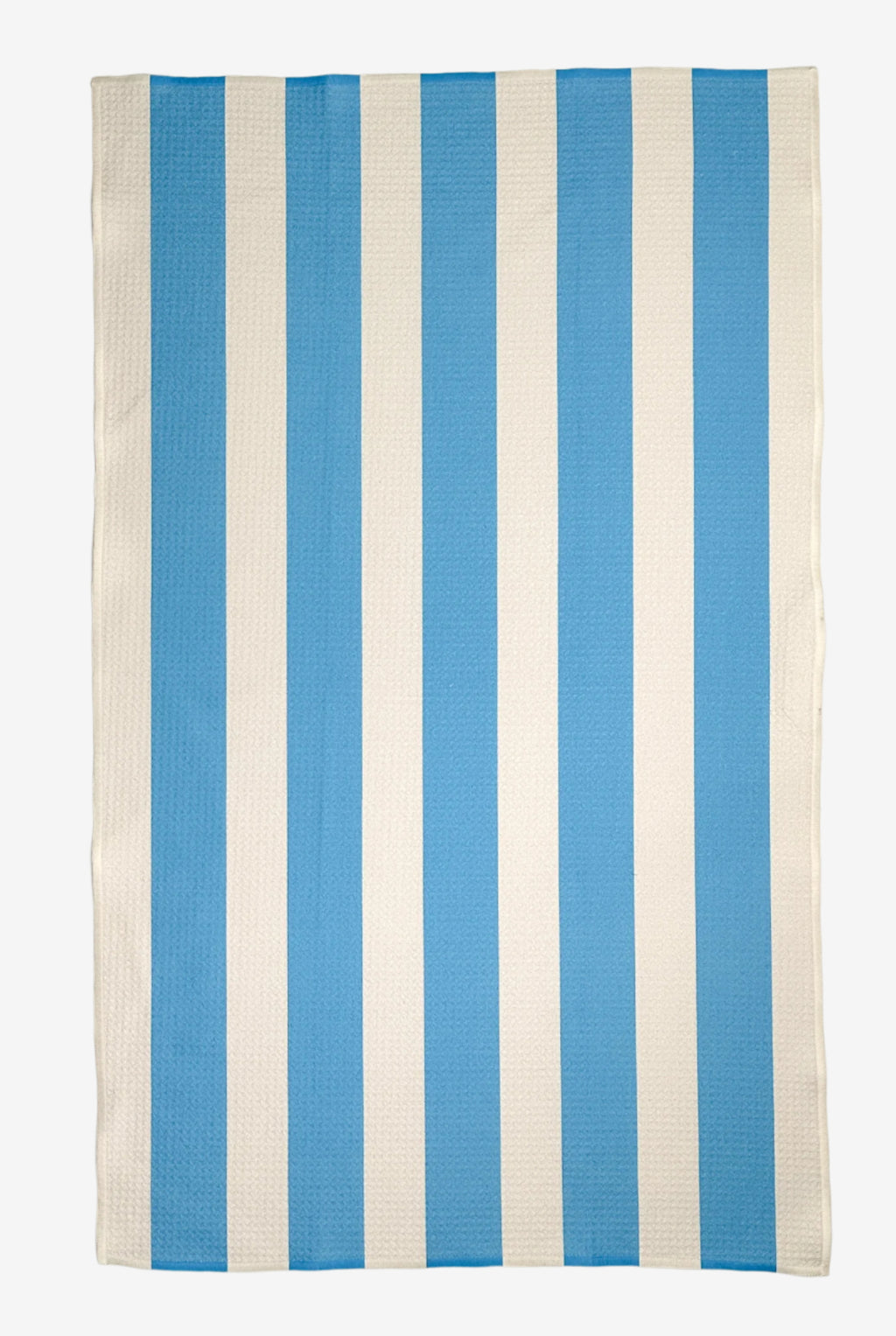 The Lounger Dish Towel in blue – eco-friendly, quick-dry kitchen tea towel in blue and white stripes