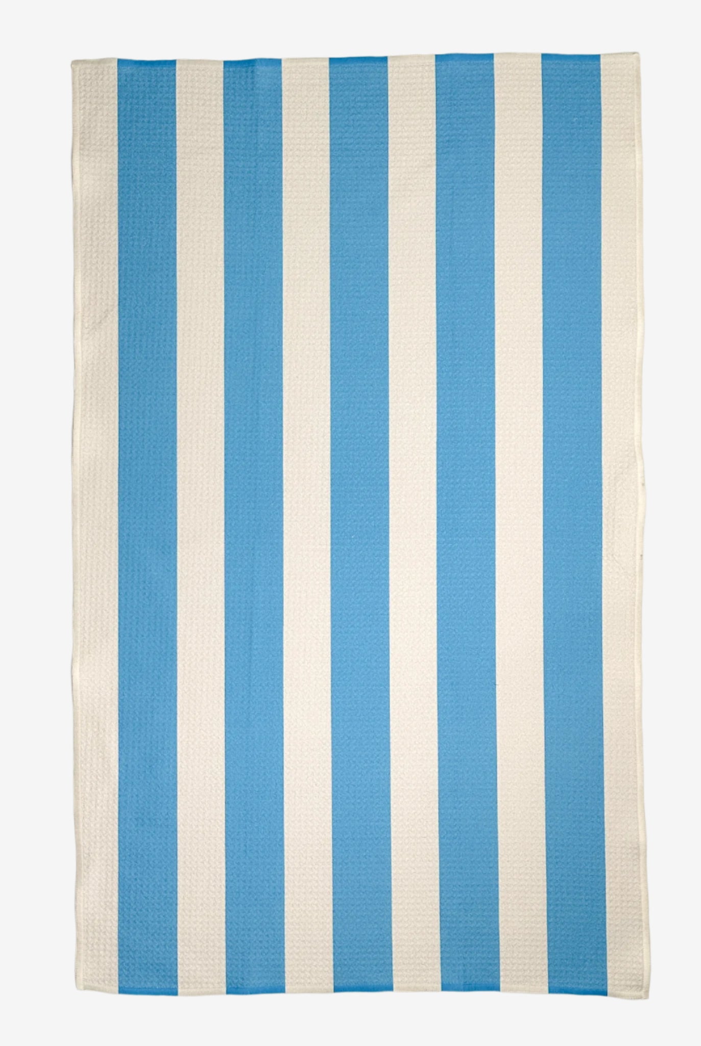 The Lounger Dish Towel in blue – eco-friendly, quick-dry kitchen tea towel in blue and white stripes