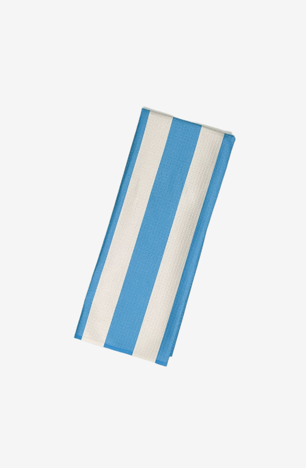 The Lounger Dish Towel in blue – eco-friendly, quick-dry kitchen tea towel in blue and white stripes