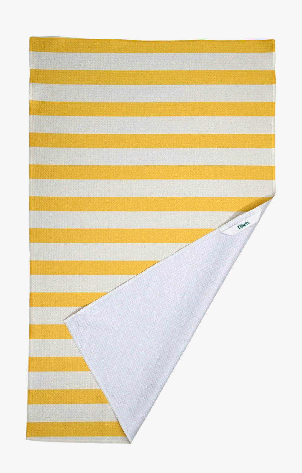 The Splash Dish Towel in Teal – eco-friendly, quick-dry kitchen tea towel in Teal and white stripes