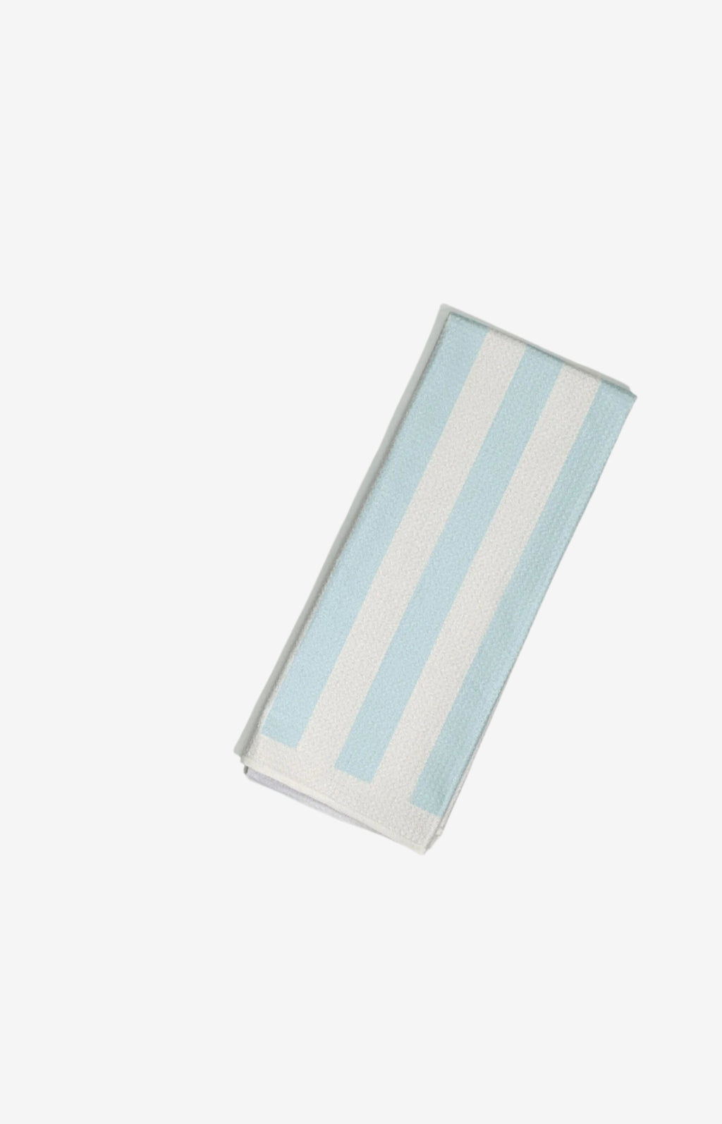 The Sugar Stripe Dish Towel in Cotton Candy – eco-friendly, quick-dry kitchen tea towel in blue and white