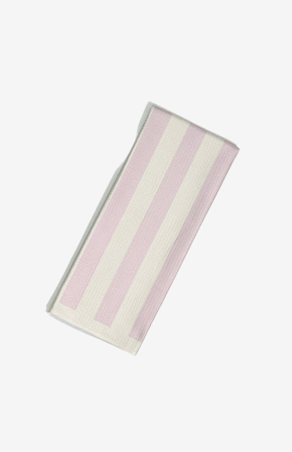 The Sugar Stripe Dish Towel in Strawberry Cream – the best eco-friendly, quick-dry kitchen tea towel