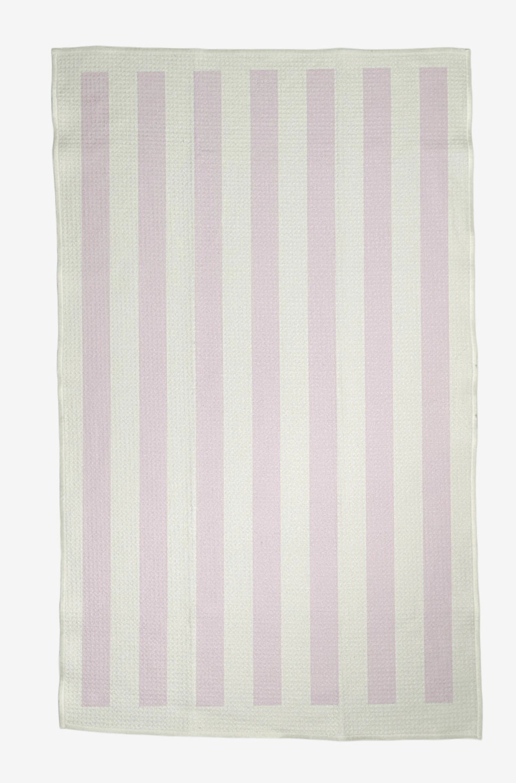The Sugar Stripe Dish Towel in Strawberry Cream – the best eco-friendly, quick-dry kitchen tea towel