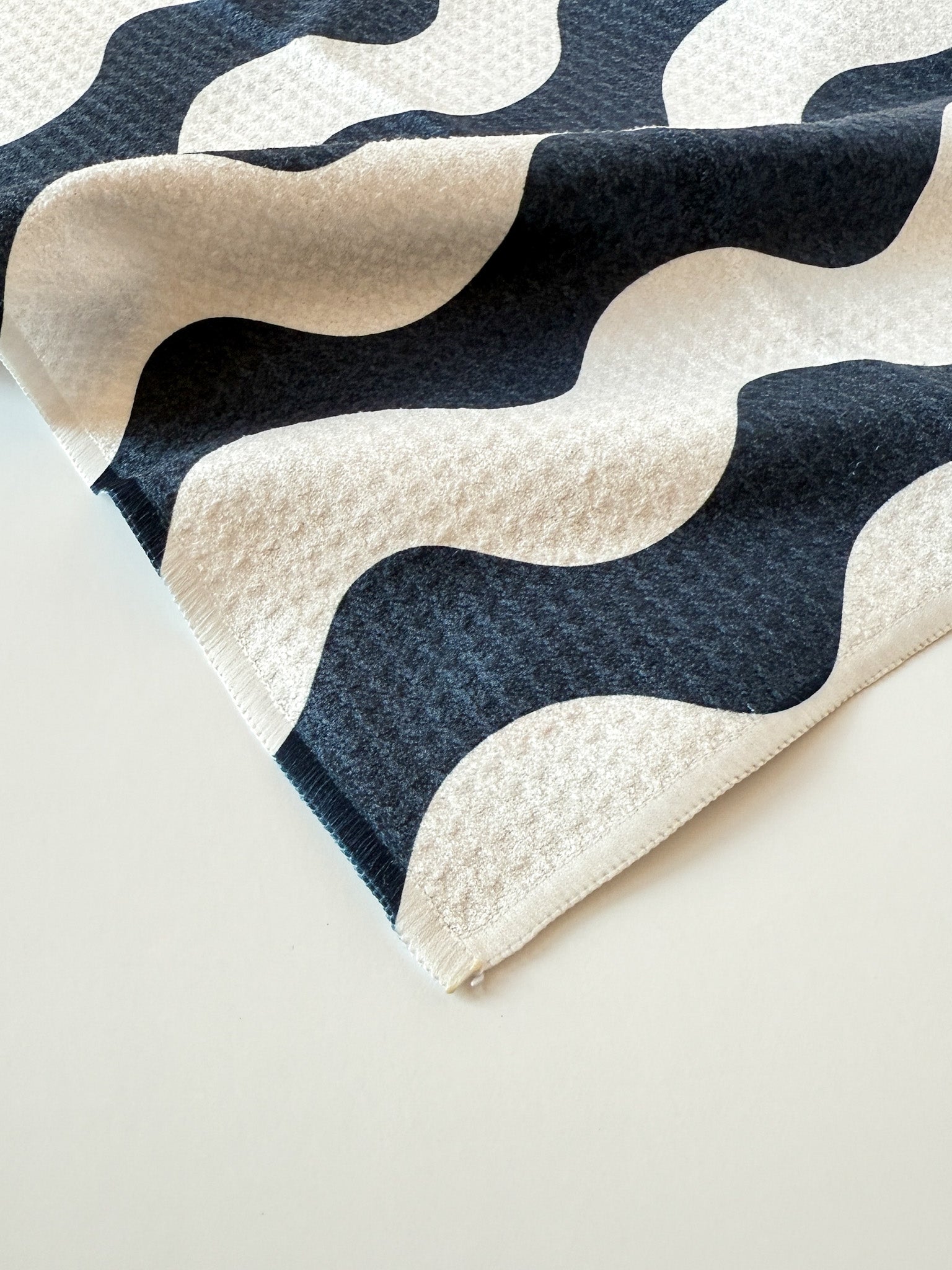 Eco Friendly Ultra Absorbent Waffle Towel Striped Navy