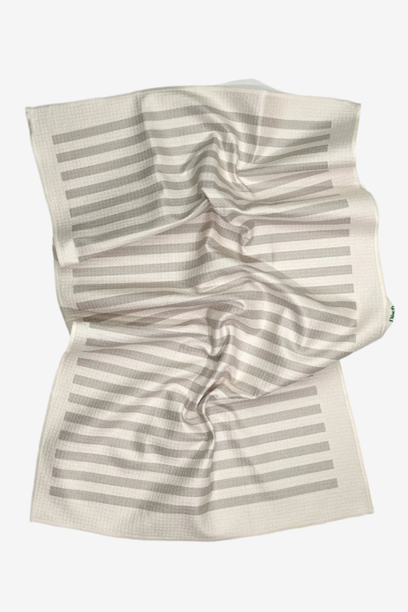 The Drift Dish Towel in grey – neutral-toned minimalistic sustainable dish towel made from recycled plastic