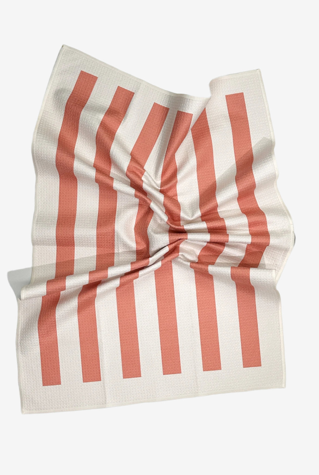 The Umbrella Dish Towel in Coral – eco-friendly, quick-dry kitchen towel