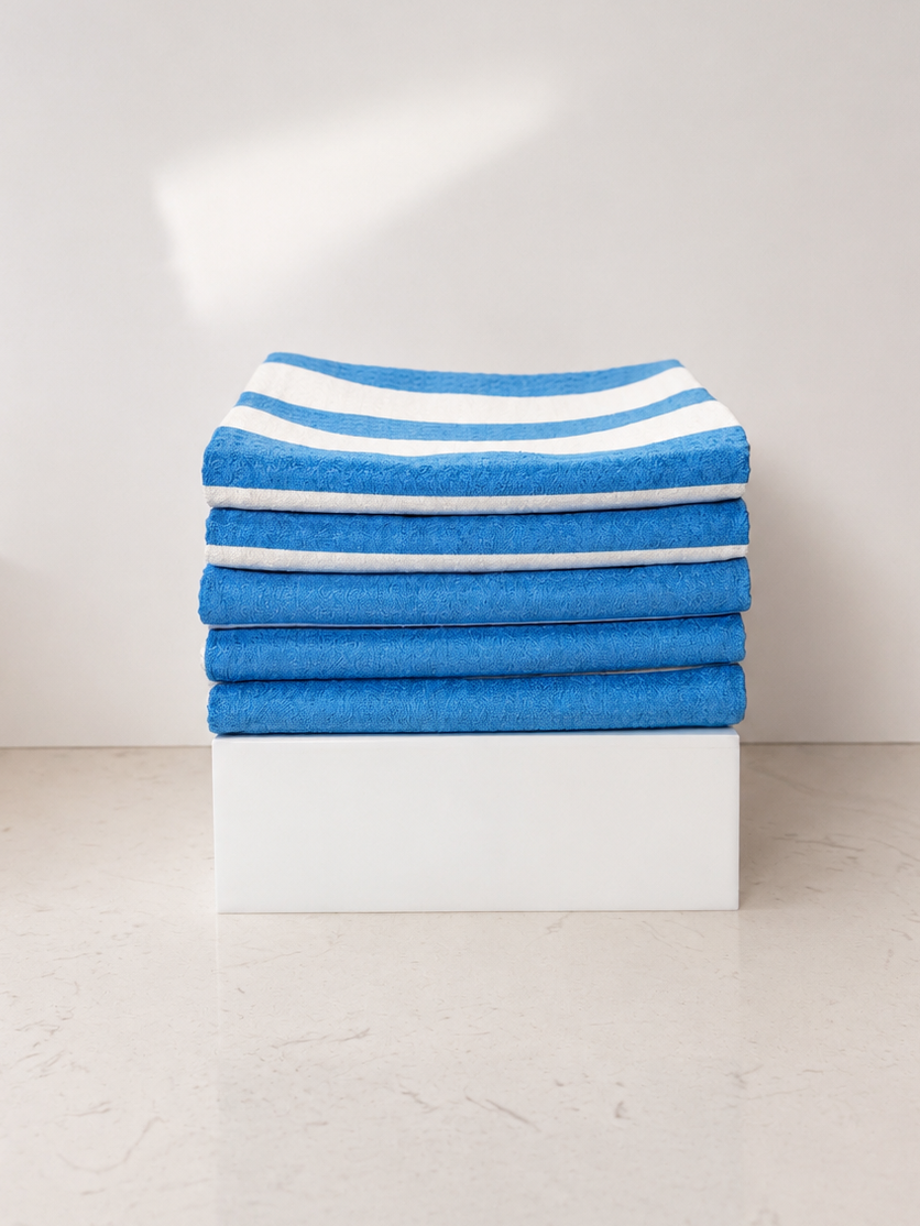 Pool Blue Stripes (5pk)
